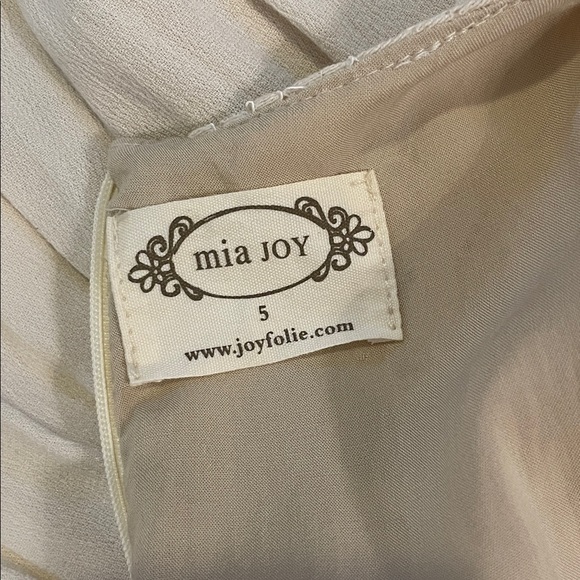 Joyfolie Macy Dress in Cream, Girls 5 - Picture 9 of 9